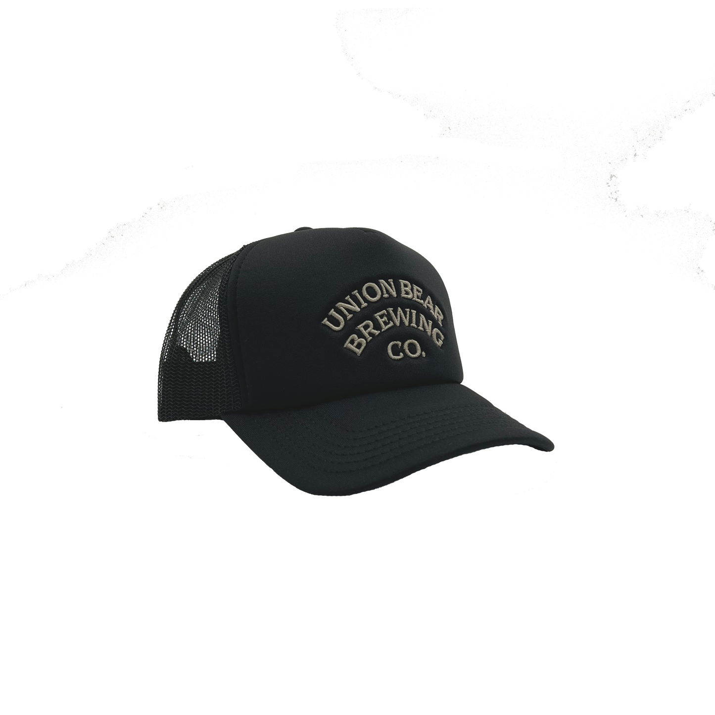 Fan Arch Foam Trucker Hat - Black