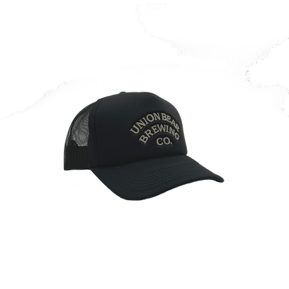 Fan Arch Foam Trucker Hat - Black