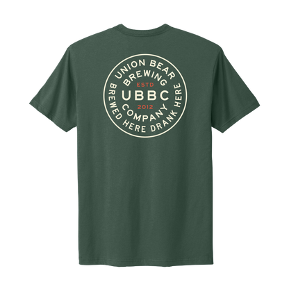 UBBC Brewing Stamp Tee - Vintage Green