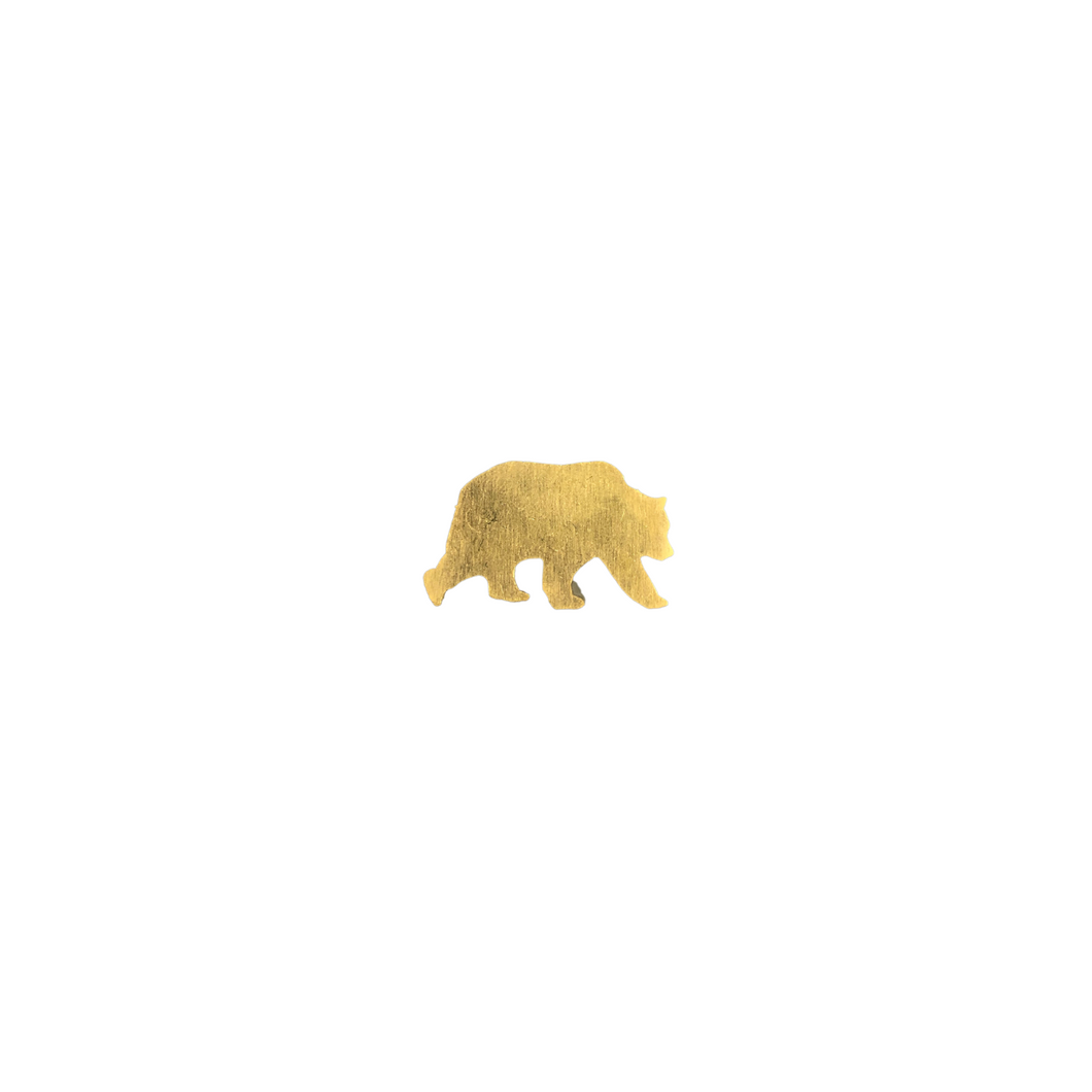 Brass Bear Marker - Cut-Out