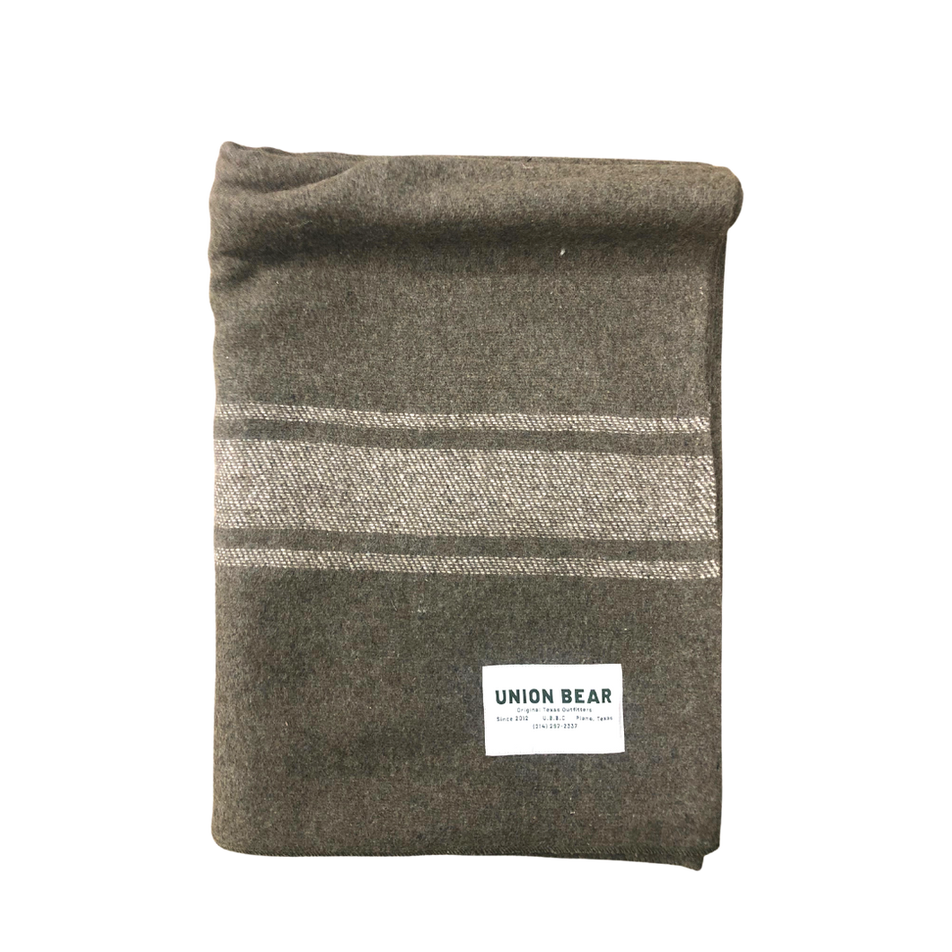 UBBC Outfitters Surplus Blanket - Olive Stripe