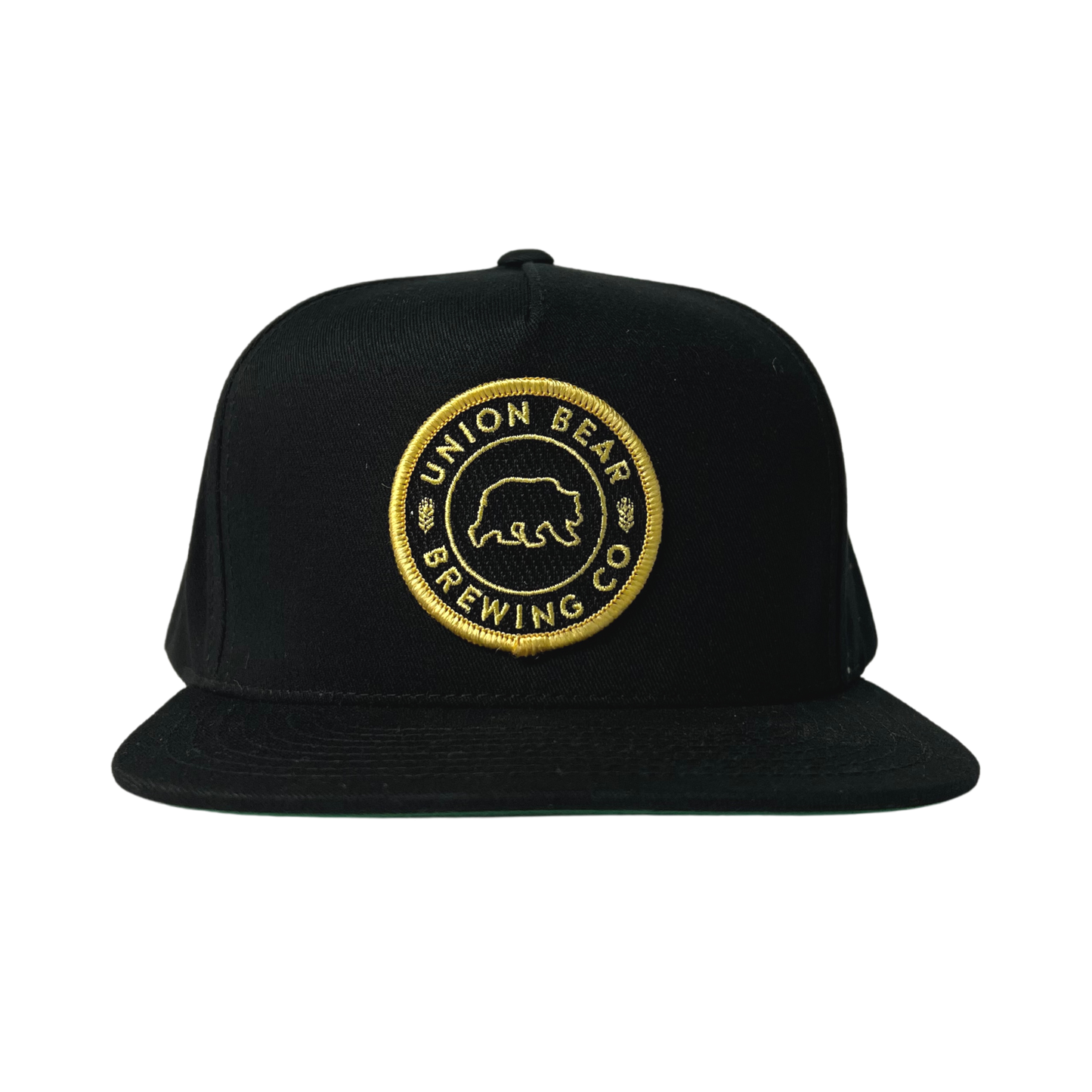 Union Bear Circle Patch Hat - Black