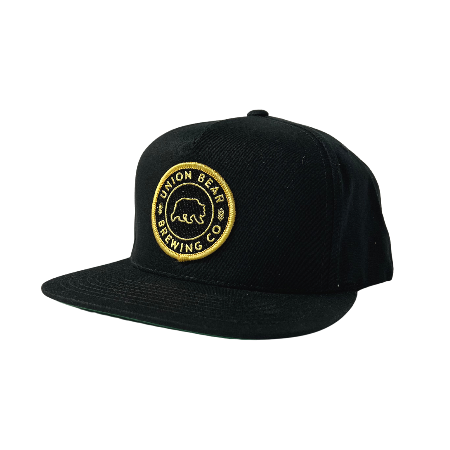 Union Bear Circle Patch Hat - Black