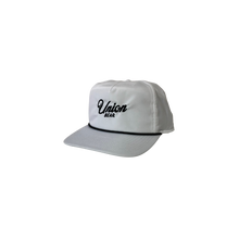 Load image into Gallery viewer, Script Nylon Rope Hat - White/Black
