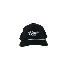 Load image into Gallery viewer, Script Nylon Rope Hat - Black / White
