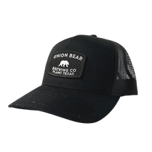 Load image into Gallery viewer, Brewing Co Patch Trucker Hat - Black
