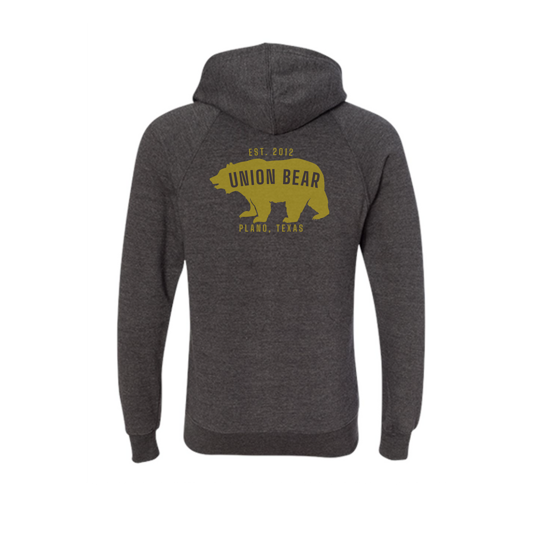 Classic Bear Zip Up Hoodie - Youth - Carbon Grey