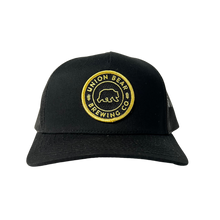 Load image into Gallery viewer, Circle Patch Trucker Hat - Black
